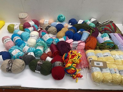 Lot 3591 - Selection of wool, fabric, pipe cleaners etc