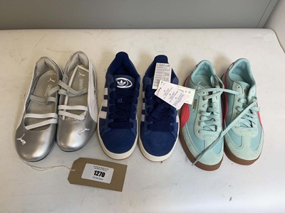 Lot 3x Pairs of trainers to include Puma speedcats...