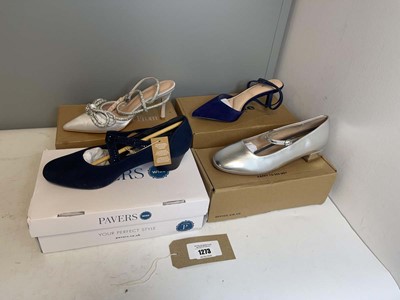 Lot 4x Boxed pairs of high heels to include Dune...