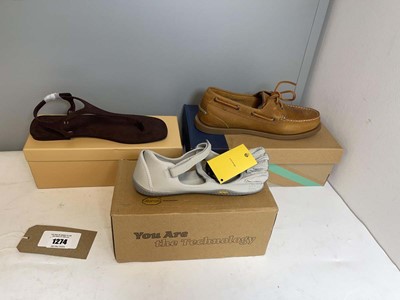 Lot 3x Boxed pairs of shoes to include Chatham UK7,...