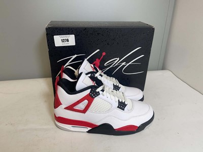 Lot Nike UK8.5 air jordan 4 retro trainers in...