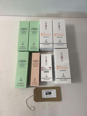 Lot 3730 - 8x Genosys products to include peeling gel etc