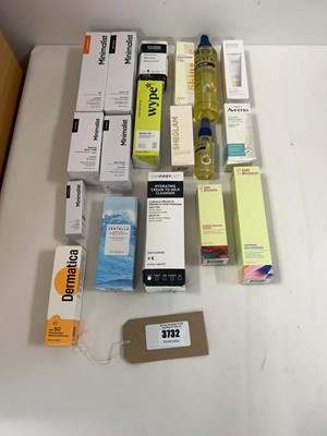 Lot 3732 - Mixed branded skin care to include Dermatica etc