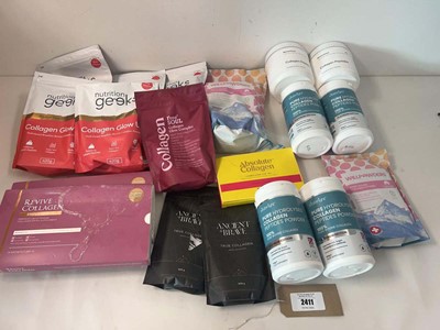 Lot 2411 - Selection of collagen support powders