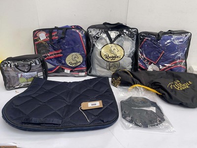 Lot 3606 - Horse & Pony rugs, saddle pad, Saddle cover etc