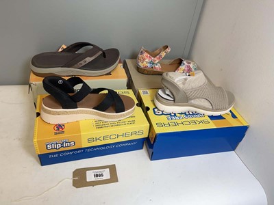 Lot 4x Boxed pairs of sandals to include Josef...