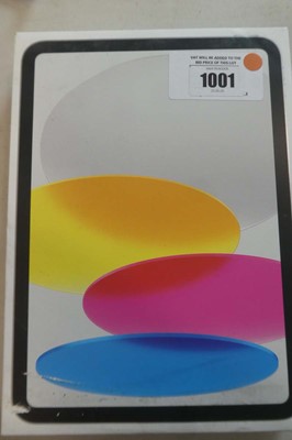 Lot 1001 - Apple iPad (A16) Wi-Fi, 128GB, model A3354, boxed