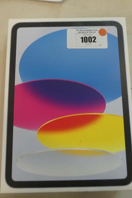 Lot 1002 - Apple iPad (A16) Wi-Fi, 128GB, model A3354, boxed
