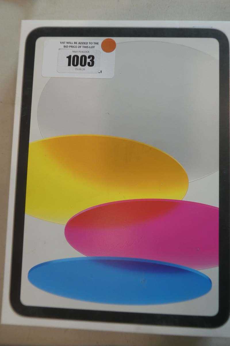 Lot 1003 - Apple iPad (A16) Wi-Fi, 128GB, model A3354, boxed