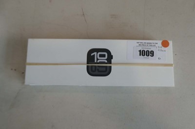 Lot 1009 - Apple Watch Series 10, 42mm, Jet Black...