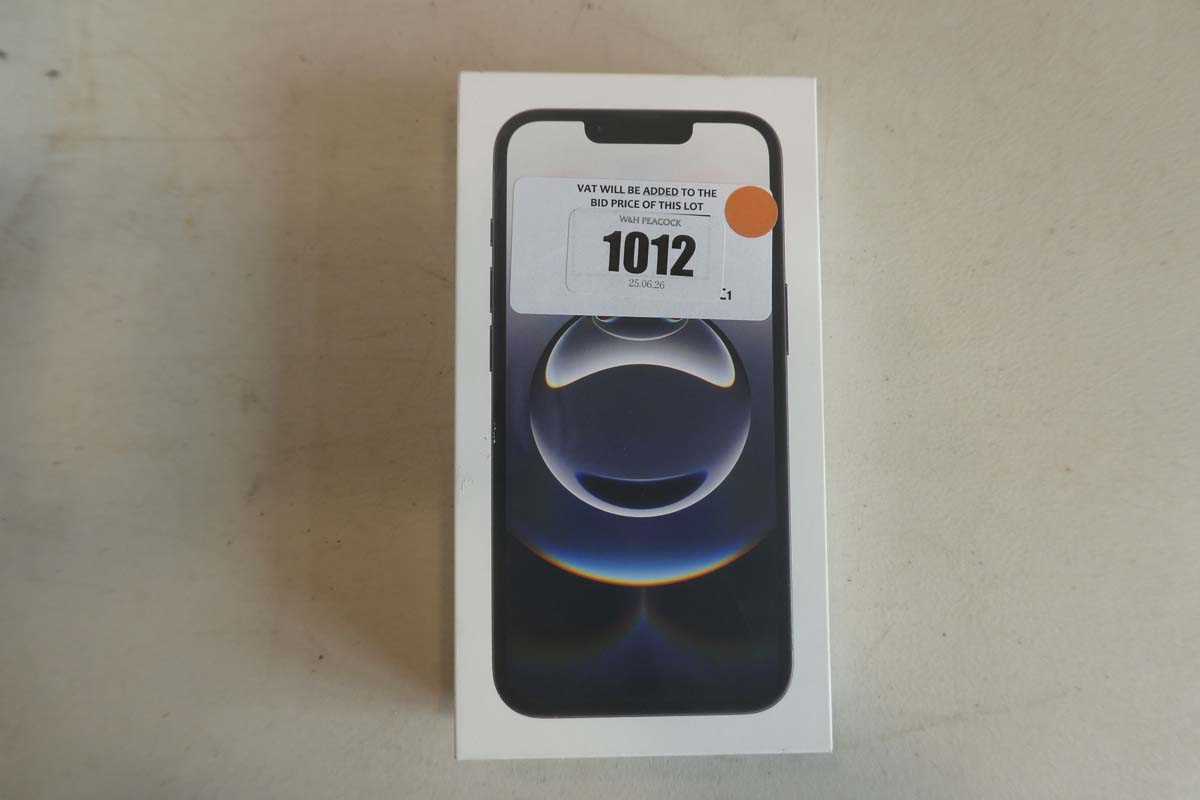 Lot 1012 - Apple iPhone 16e, Black, 128GB, model A3409,...