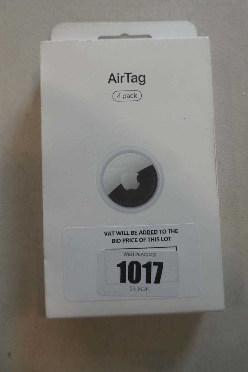Lot 1017 - Apple AirTag 4 pack, sealed