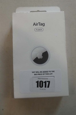 Lot 1017 - Apple AirTag 4 pack, sealed