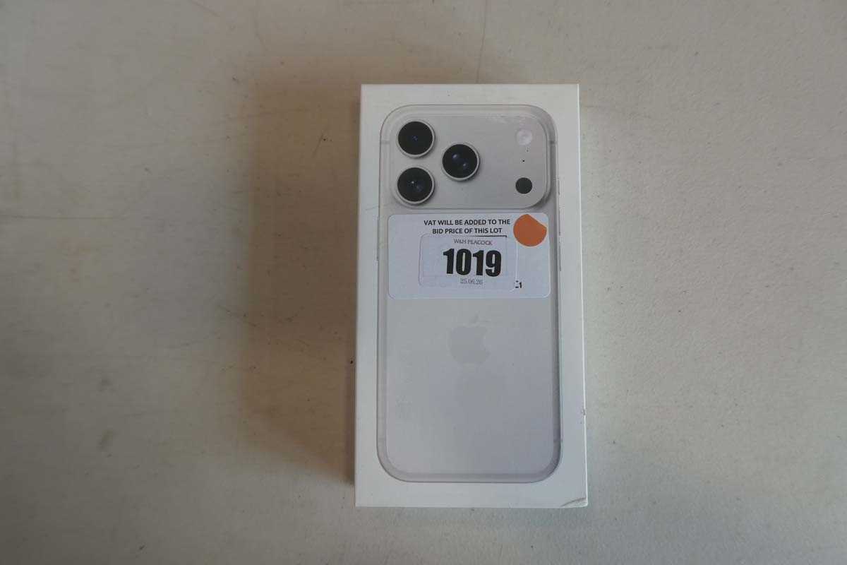 Lot 1019 - Apple iPhone 17 Pro, 256GB, Silver, model...