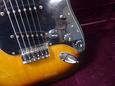 Lot Vintage Fender Stratocaster electric guitar,...