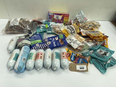 Lot 3635 - Dog treats & chews, dental sticks and Pate rolls