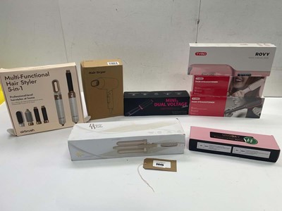 Lot 3645 - Tymo hair straighteners and curling iron, hair...