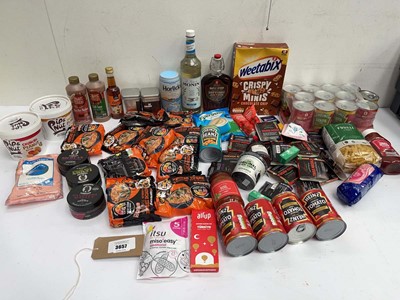 Lot 3657 - Heinz soups, Peanut butter, noodles, Weetabix,...