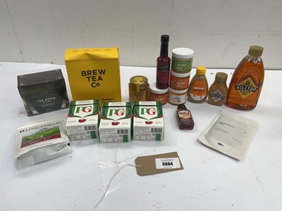 Lot 3664 - Just Bee and other honey and loose tea and tea...