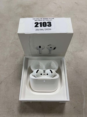 Lot 2103 - Apple AirPods 4, boxed with charging case