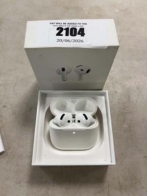 Lot 2104 - Apple AirPods 4, boxed with charging case