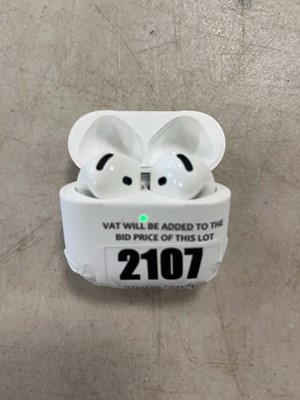 Lot 2107 - Apple AirPods 4, with charging case