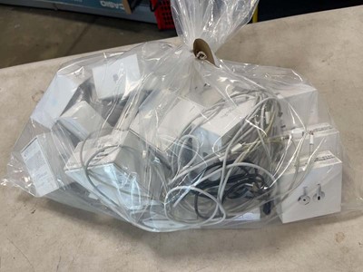 Lot 2117 - Large bag of Apple AirPods and chargers for...