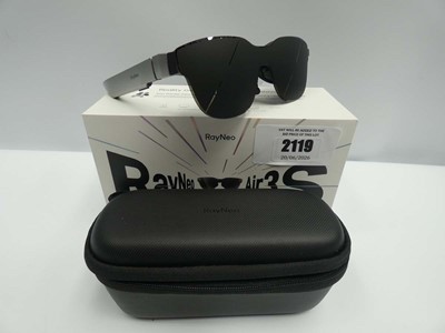 Lot 2119 - RayNeo Air 3 S smart glasses with case and box
