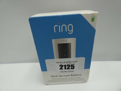 Lot 2125 - *Sealed Ring Stick Up Cam Battery
