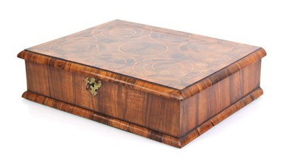 Lot 8 - An 18th century walnut, crossbanded and oyster...