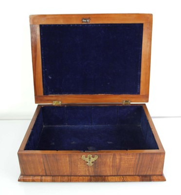 Lot 8 - An 18th century walnut, crossbanded and oyster...