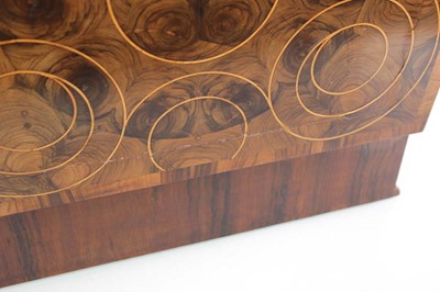 Lot 8 - An 18th century walnut, crossbanded and oyster...