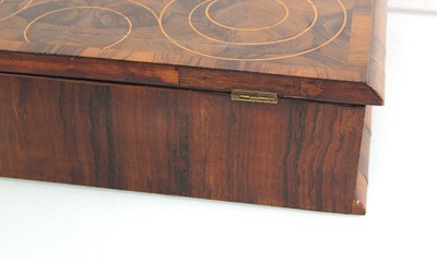 Lot 8 - An 18th century walnut, crossbanded and oyster...