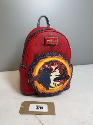 Lot 3770 - Loungefly Marvel Spiderman no way home backpack