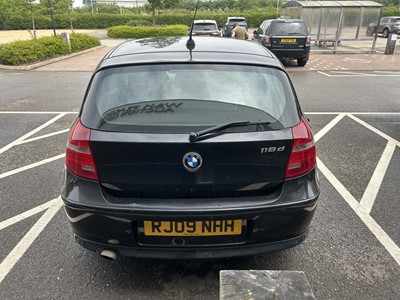 Lot (RJ09 NHH) 2009 BMW 118d Sport 5-door...