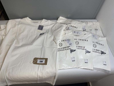 Lot 3790 - 9x Casual Friday flag logo t-shirts