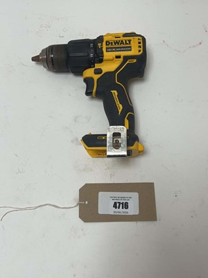 Lot 4716 - DeWalt 18v brushless cordless drill with no...