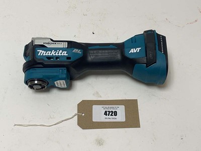 Lot 4720 - Makita cordless brushless multi-tool with no...
