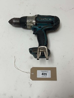 Lot 4721 - Makita 18V LXT cordless drill with no battery...