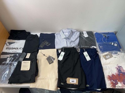 Lot 3453 - Men's clothing Lacoste, Percival, 883 Police,...