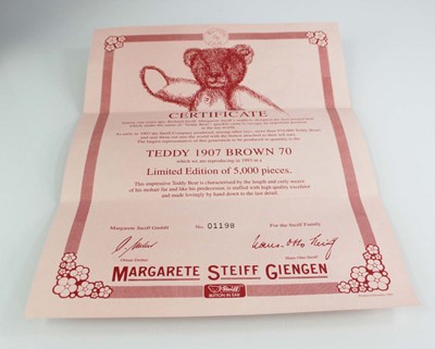 Lot 101 - A limited edition Steiff fully jointed...