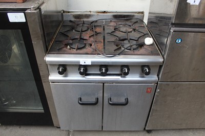 Lot 6 - 70cm gas Falcon 4 burner cooker with 2-door oven