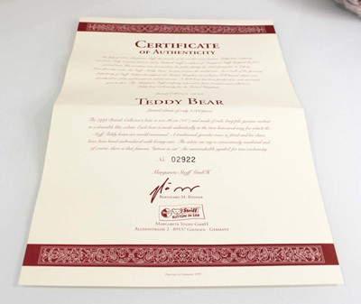 Lot 111 - A limited edition Steiff fully jointed 'Teddy...