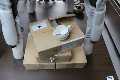 Lot 124 - 4 boxes of small milk jugs