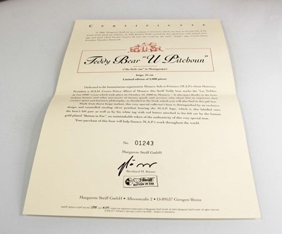 Lot 118 - A limited edition Steiff fully jointed 'U...