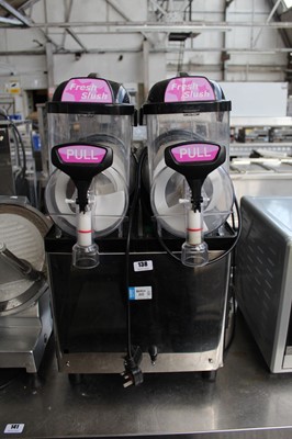 Lot 138 - 40cm MI7.5X2 two station slush puppy machine