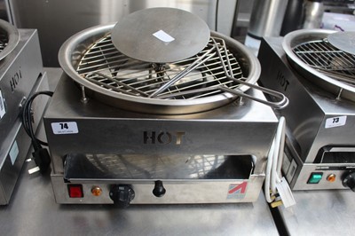 Lot 74 - Electric pizza topper wrapping machine, Mantle...