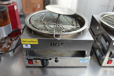 Lot 75 - Electric pizza topper wrapping machine, Mantle...