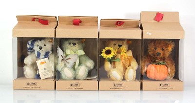 Lot 130 - A set of four Steiff bears, each depicting a...