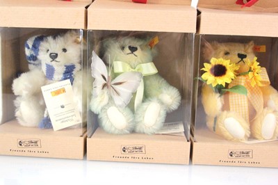 Lot 130 - A set of four Steiff bears, each depicting a...